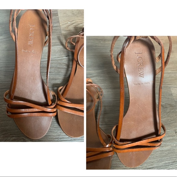 J.Crew Driftwood Vachetta Leather Sandals - Picture 4 of 11